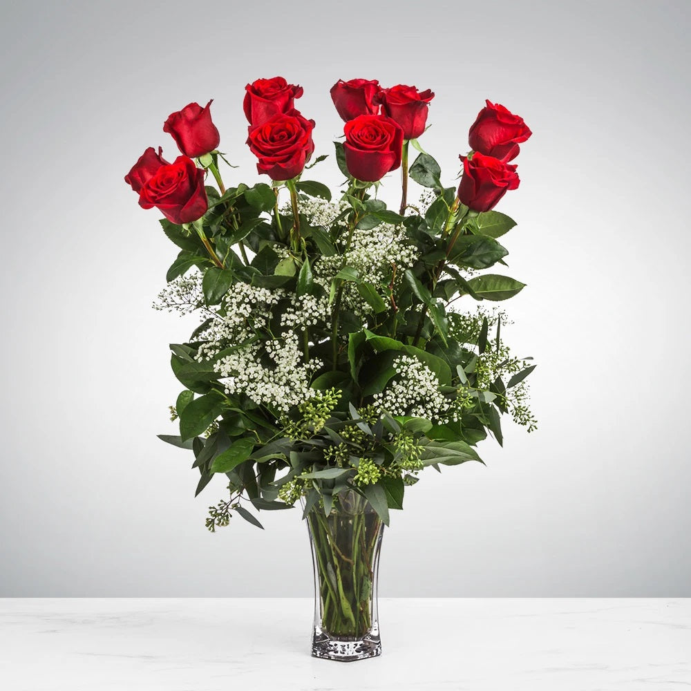 Long-Stem Red Roses