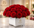 Classic Elegance Rose Cube — Bosmat Flowers