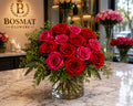 Crimson Kiss Rose Bouquet — Bosmat Flowers