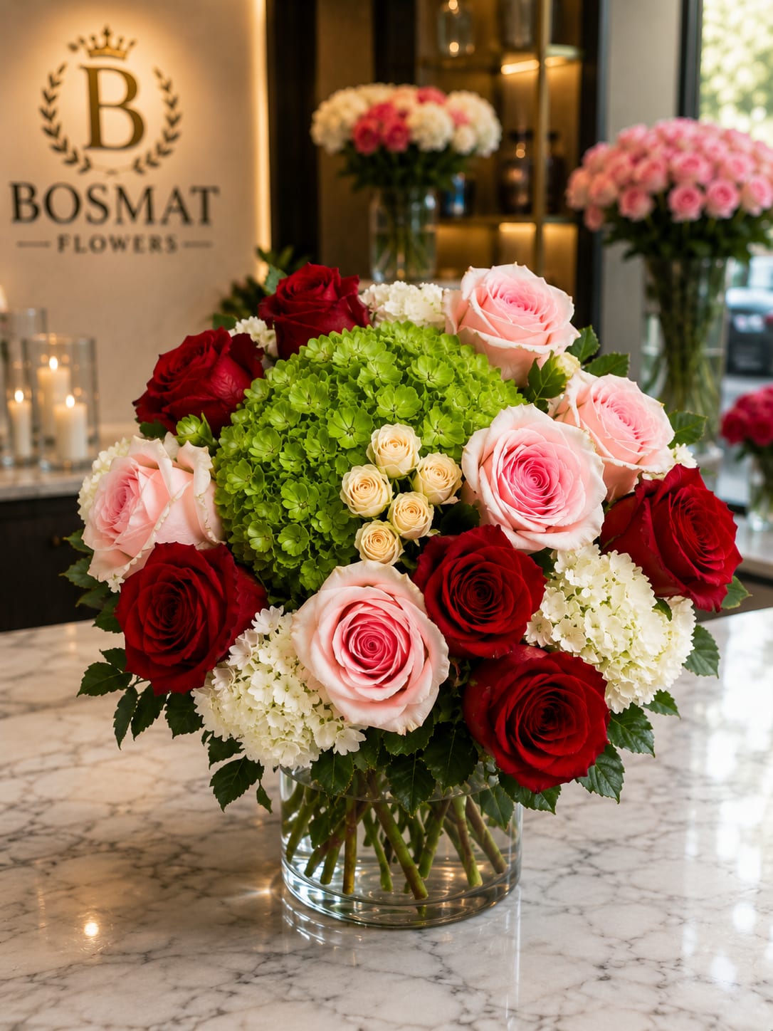 Forever Yours Garden Arrangement — Bosmat Flowers