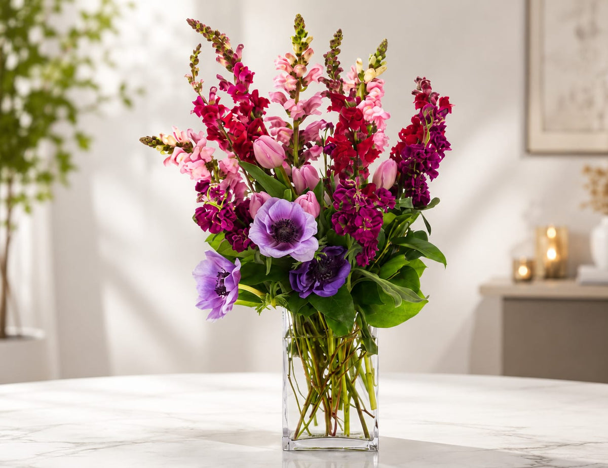 Lavender Garden Elegance — Bosmat Flowers
