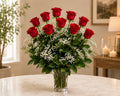 Timeless Red Rose Elegance — Bosmat Flowers